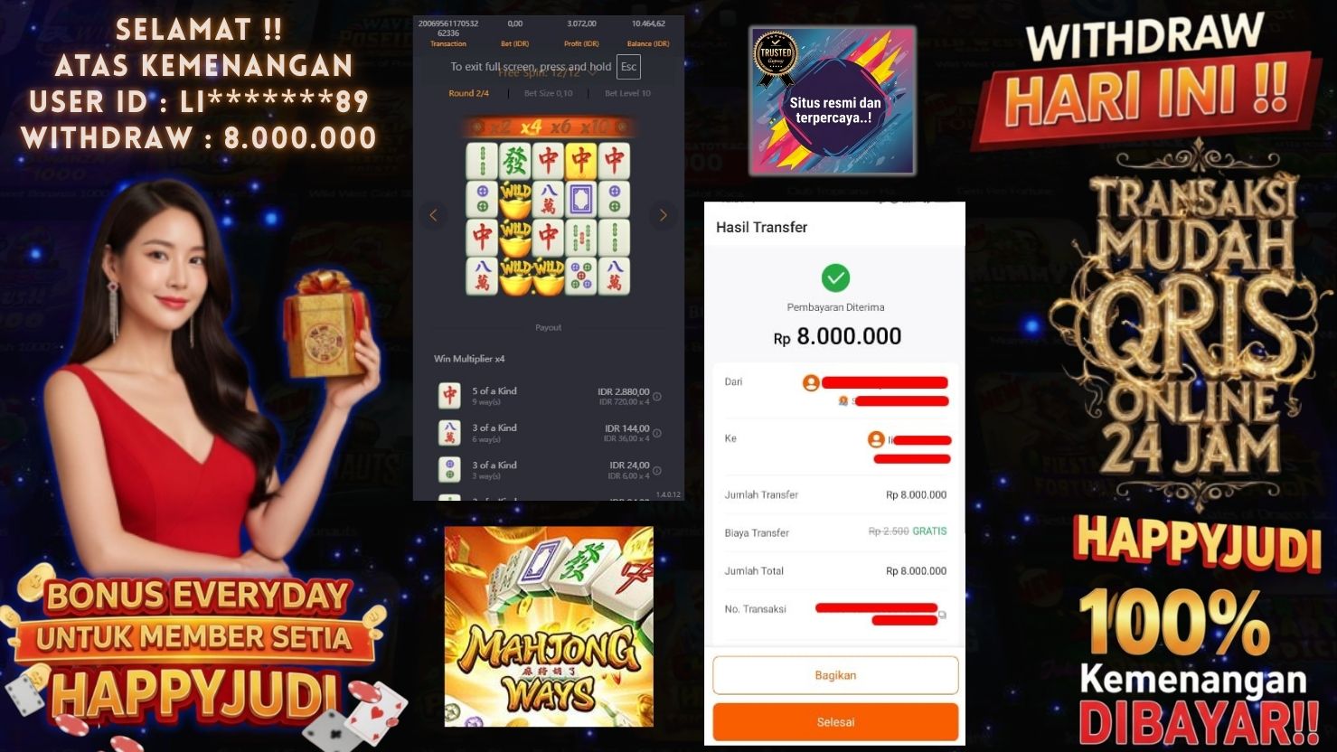 HAPPYJUDI JACKPOT SLOT MAHJONG WAYS